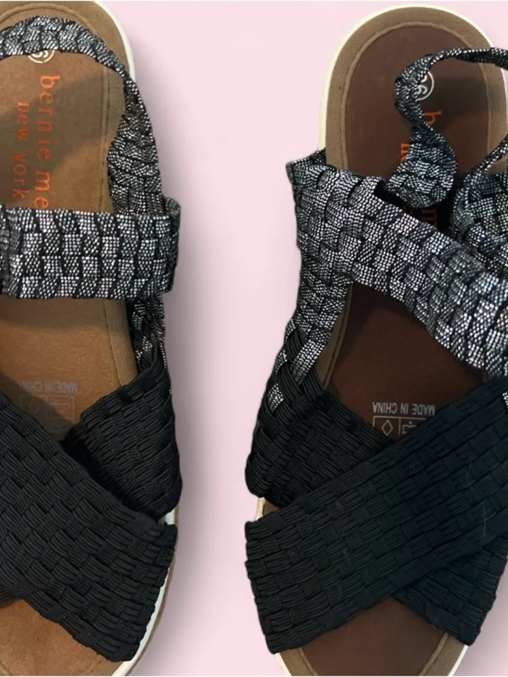 Vintage style comfort wedges